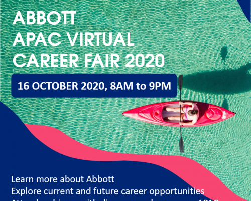 Ngày hội việc làm trực tuyến của ABBOT – ABBOTT APAC VIRTUAL CAREER FAIR 2020