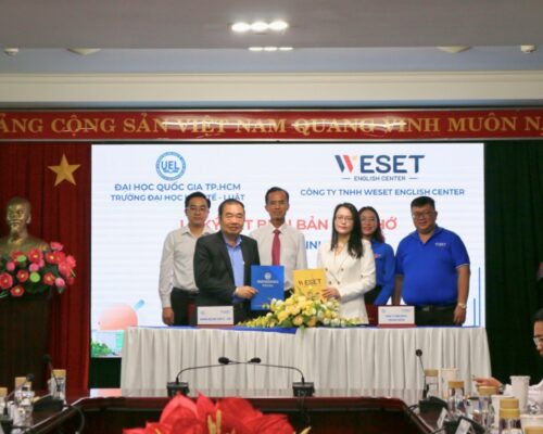 UEL ký kết hợp tác với WESET English Center, nâng cao năng lực tiếng Anh cho sinh viên