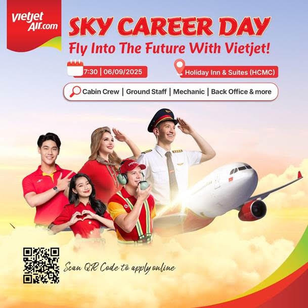 VIETJET AIR – NGÀY HỘI VIỆC LÀM SKY CAREER DAY 2025